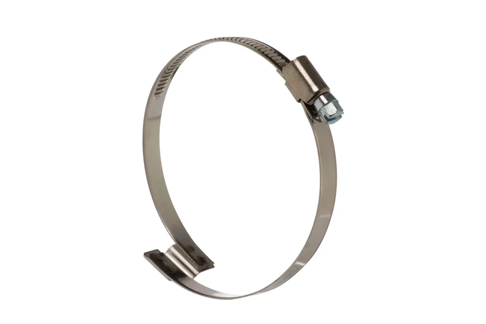 BC Left-Hand Bridge Clamp for Spiral Reinforced Hoses, AISI 430 Steel ...