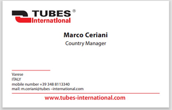 Tubes - Kontakt Marco Ceriani